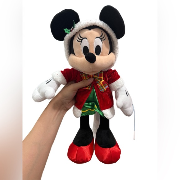 2024 DISNEY Minnie Mouse Holiday Plush Medium 16'' NWT Making Christmas Magical - Picture 8 of 8